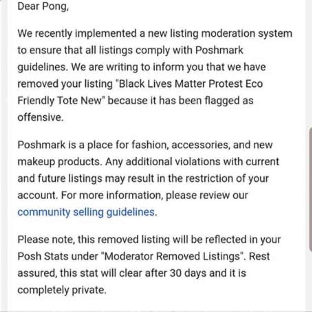 Bye Poshmark
